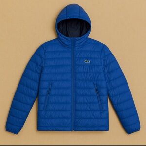 Lacoste Men's Vibrant Blue Puffer Jacket